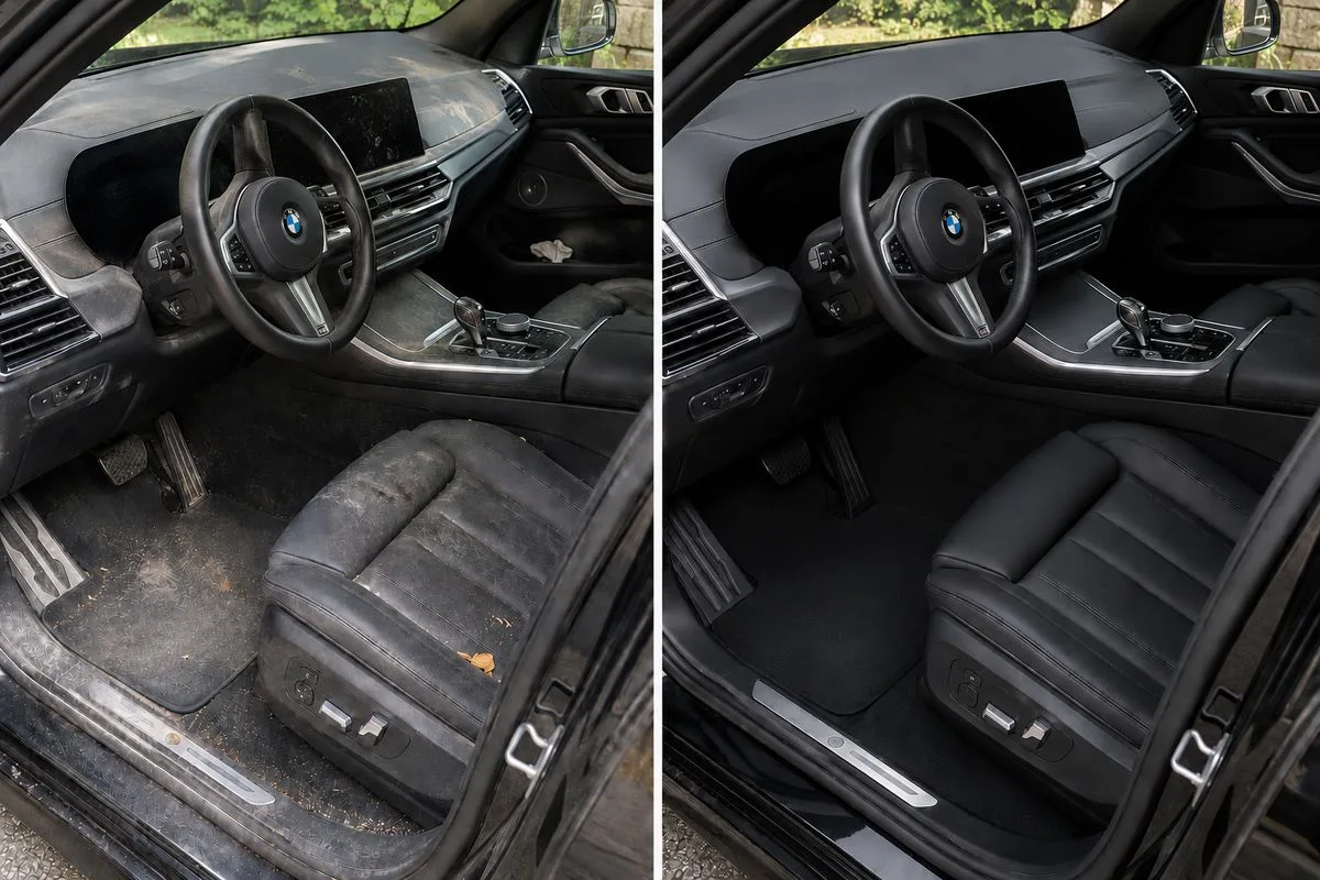 Before and after: interior deep clean